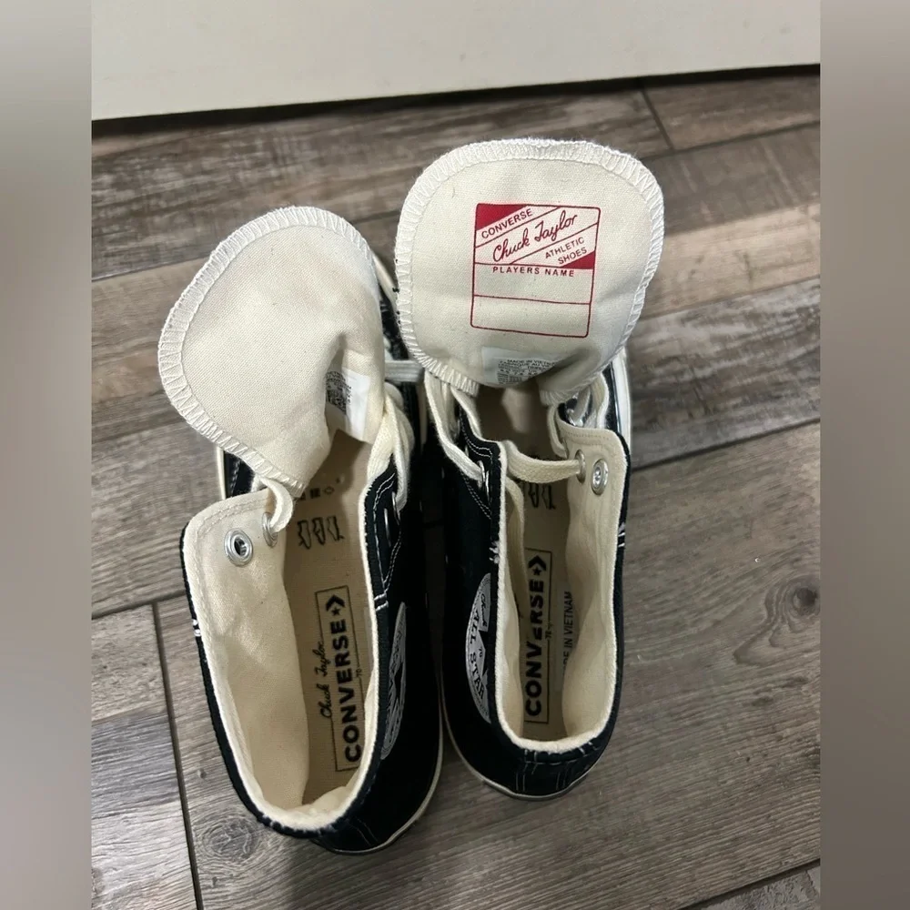 ⛳️ Top Golf Limited Edition Chuck Taylor Hi Top Converse Black & White